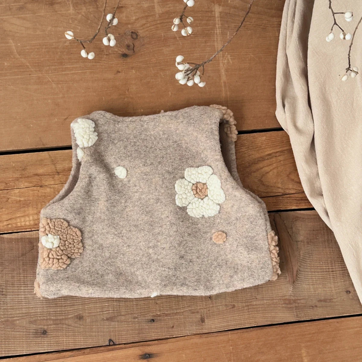 Daisy Puff Vest