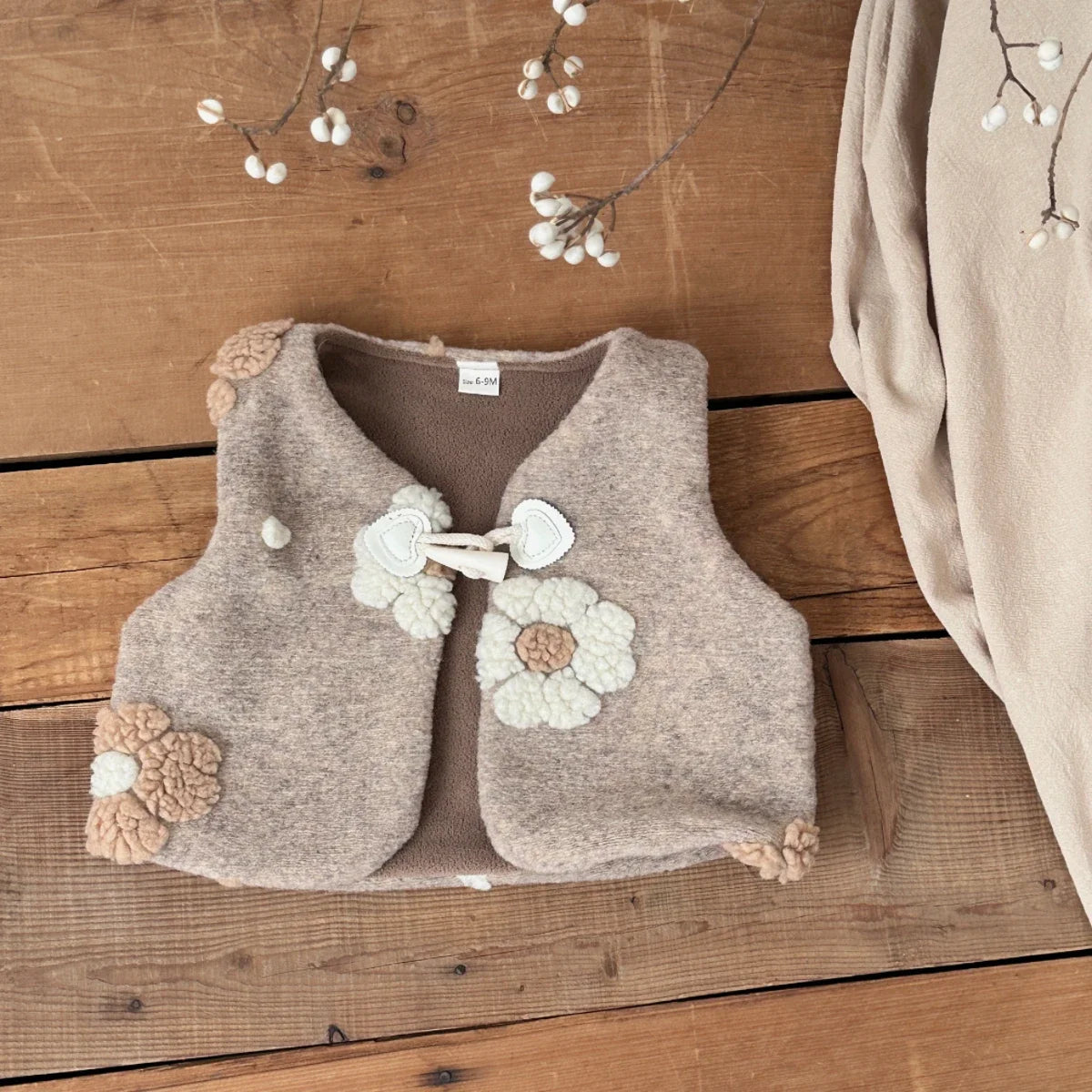 Daisy Puff Vest